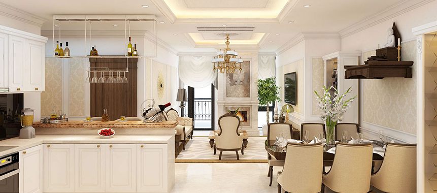 Bàn thờ treo tường - mẫu 19